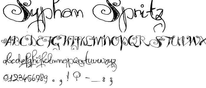Syphon Spritz font